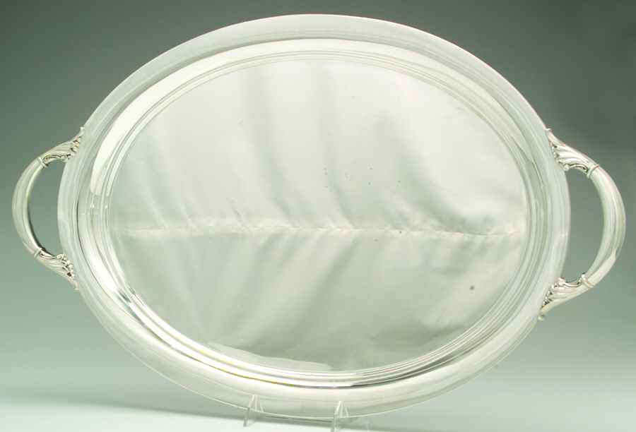 Spring Glory (Sterling, Hollow, C369) Large Waiter Tray by International Silver-1