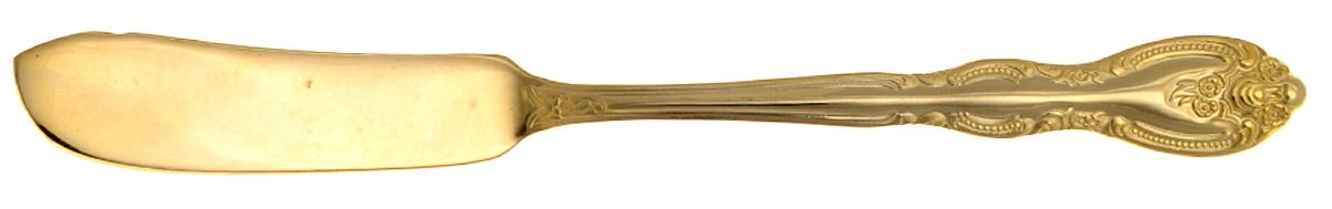 San Marcos (Gold Electroplate) Flat Handle Master Butter Knife by International Silver-1