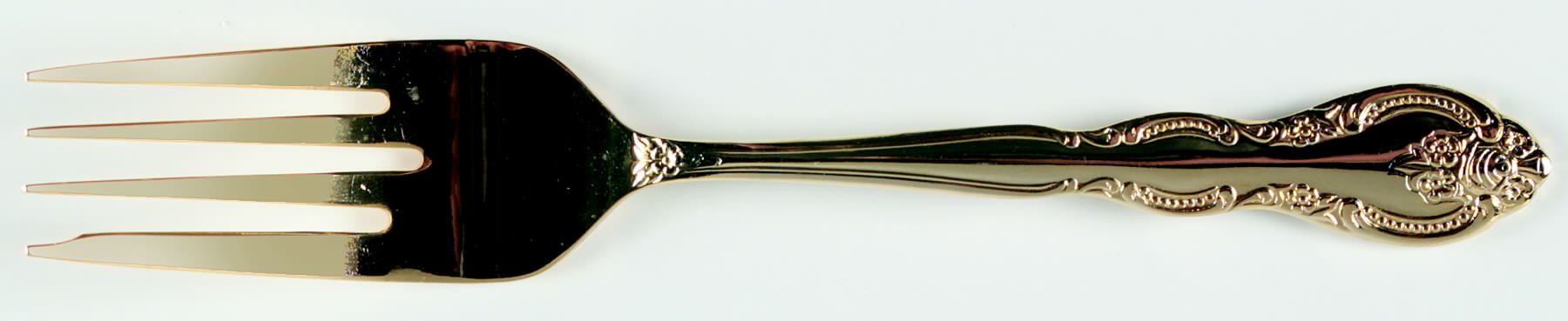 San Marcos (Gold Electroplate) Individual Salad Fork by International Silver-1