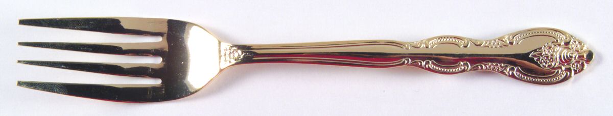 San Marcos (Gold Electroplate) Individual Salad Fork by International Silver-1
