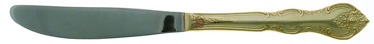 San Marcos (Gold Electroplate) Modern Solid Knife by International Silver-1