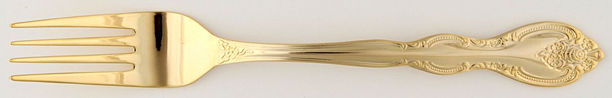 San Marcos (Gold Electroplate) Fork by International Silver-1