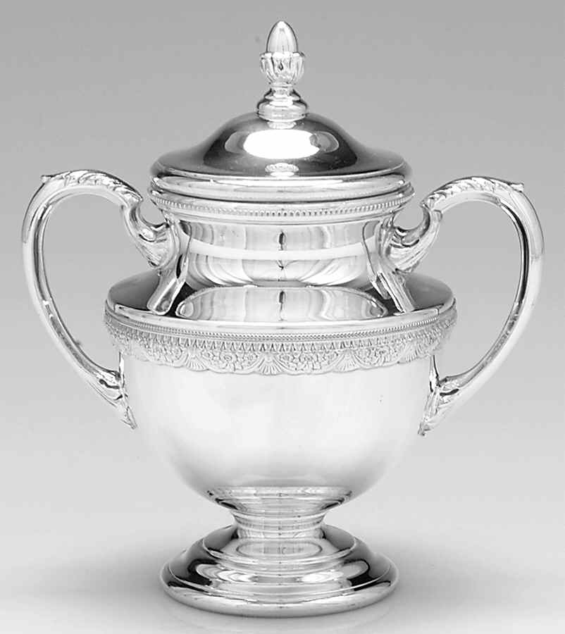 First Love (Silverplate, Hollowware) Sugar Bowl & Lid by International Silver-1