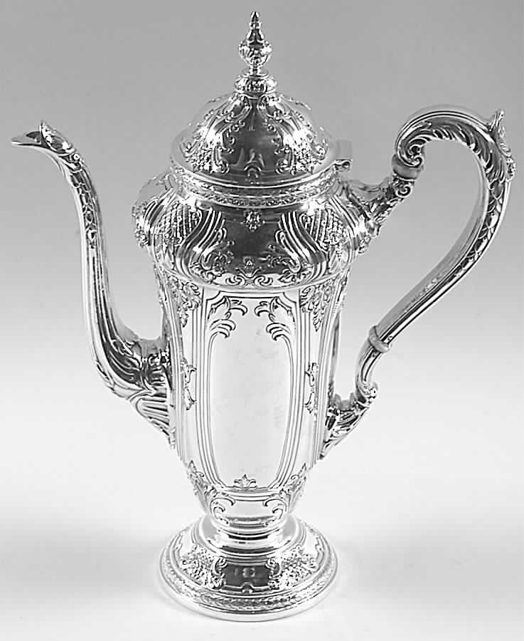 WC28AD (Sterling, Hollowware) Sterling Demitasse Pot by International Silver-1