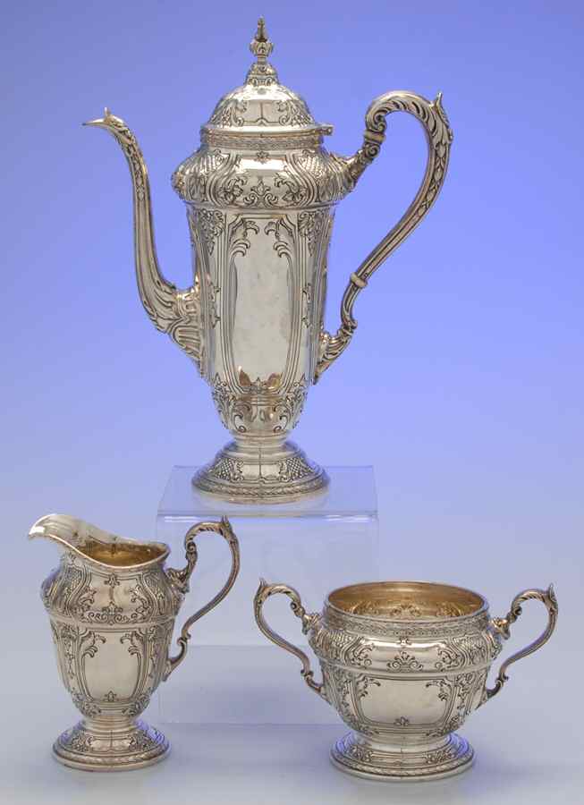 WC28AD (Sterling, Hollowware) 3 Piece Demi Set by International Silver-1
