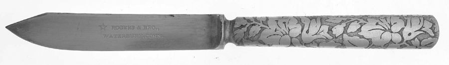 INS332(SILVERPLATE) Individual Solid Fruit Knife by International Silver-1