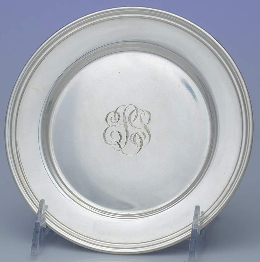 H575 (Sterling, Hollowware) Bread Plate by International Silver-1