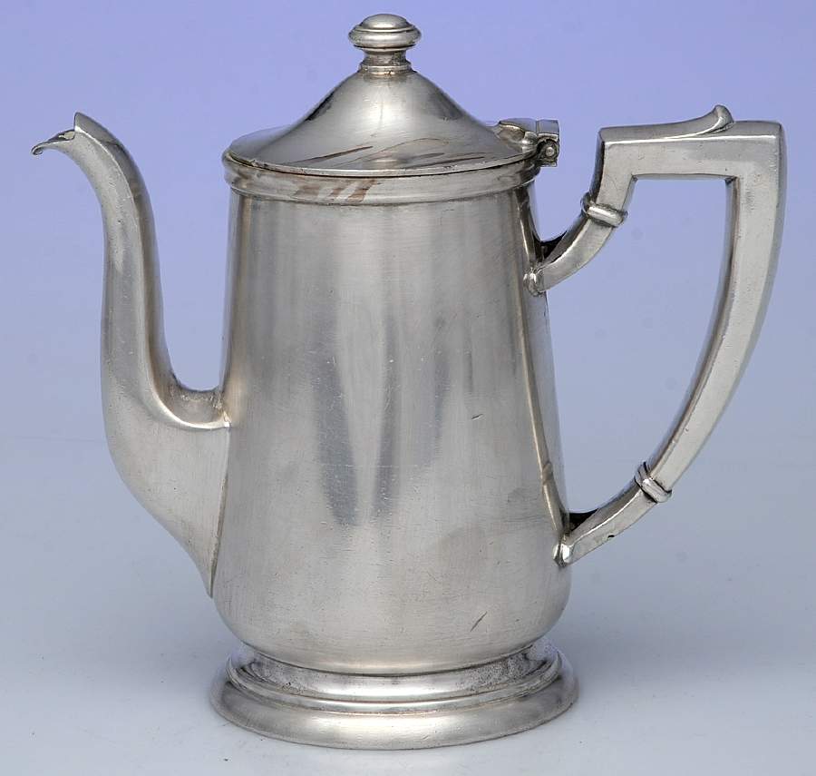 09C (Silverplate, Hollowware) Silverplate Mini Coffee Pot by International Silver-1