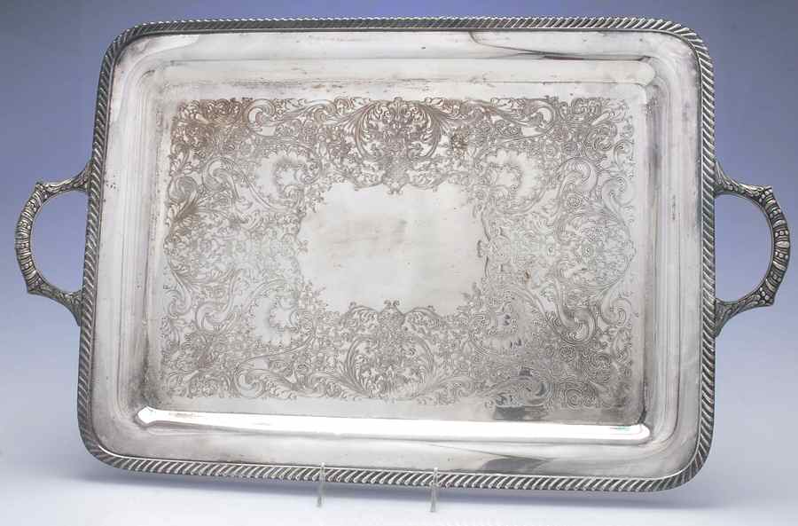 4090 (Silverplate, Hollowware) 21" Waiter Tray by International Silver-1