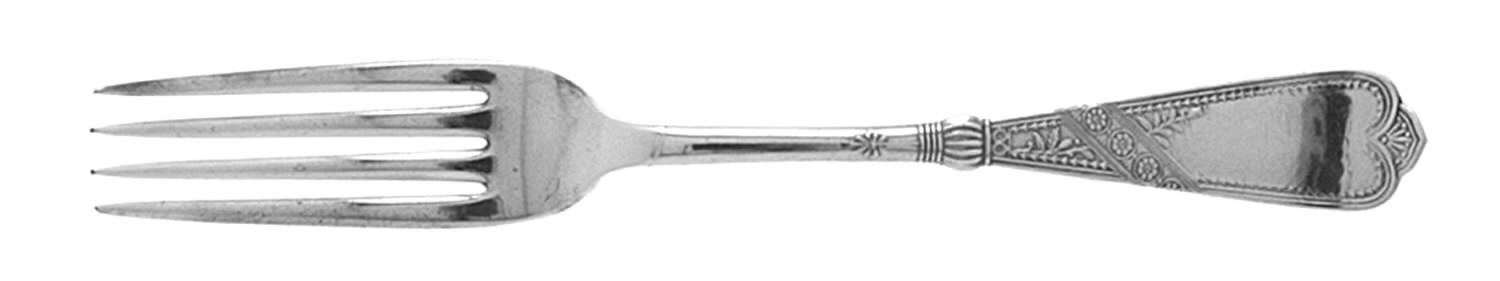 Newport (Silverplate, 1879, Monograms) Fork by International Silver-1