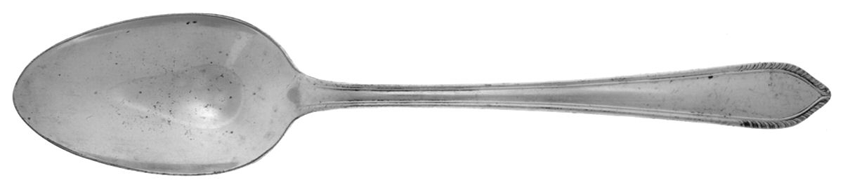 Georgic (Silverplate, 1938, Monograms) Tablespoon (Serving Spoon) by International Silver-1