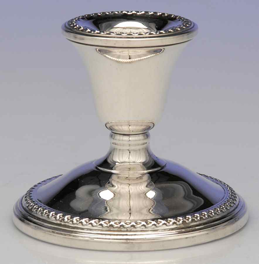 20115 (Sterling, Hollowware) Weighted Candleholder by International Silver-1