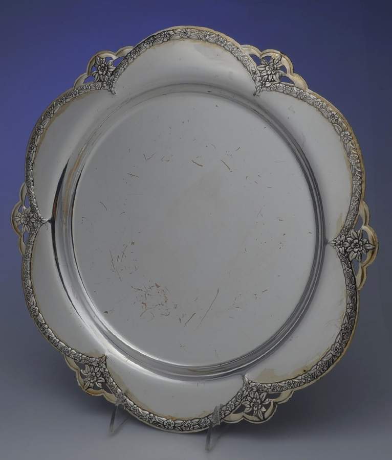 Orange Blossom (Silverplate, 1910, Hollowware) Plated Relish by International Silver-1