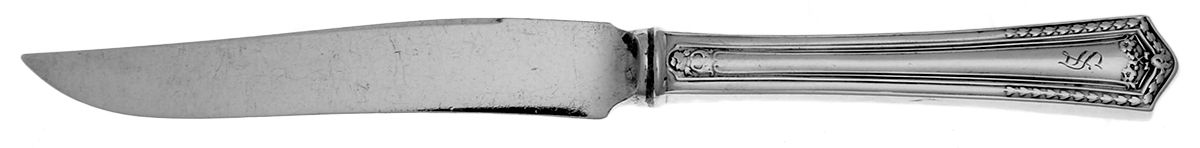 Leicester (Sterling, 1911, No Monograms) Individual Fruit Knife with Silverplate Blade by International Silver-1