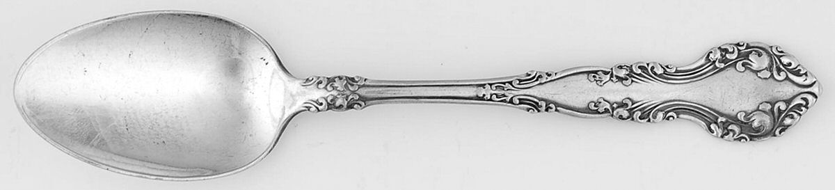 New Century (Silverplate, 1898, Monograms) Teaspoon by International Silver-1