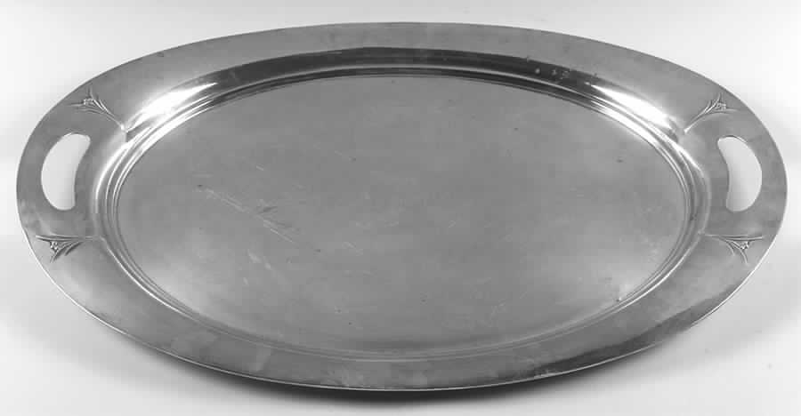 Elsinore (Sterling, 1931, Hollowware) Large Waiter Tray by International Silver-1