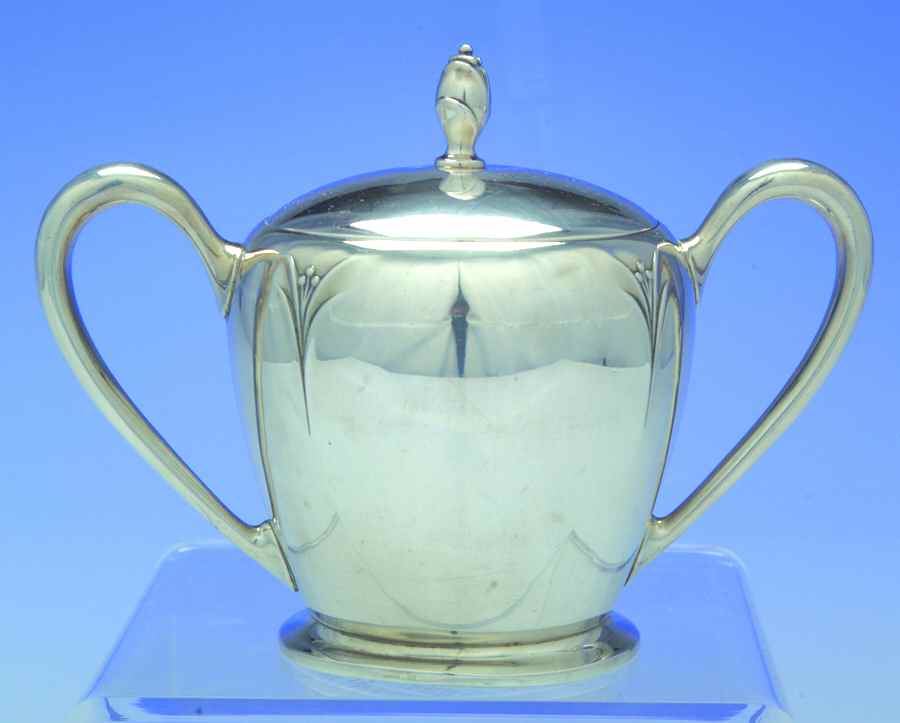 Elsinore (Sterling, 1931, Hollowware) Sugar Bowl & Lid by International Silver-1