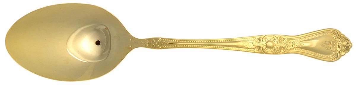 Summer Rose (Gold Electroplate) Tablespoon (Serving Spoon) by International Silver-1