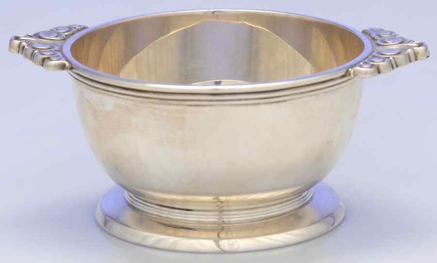 Northern Lights-1946-Plain (Sterling, Hollowware) Mini Open Sugar Bowl by International Silver-1
