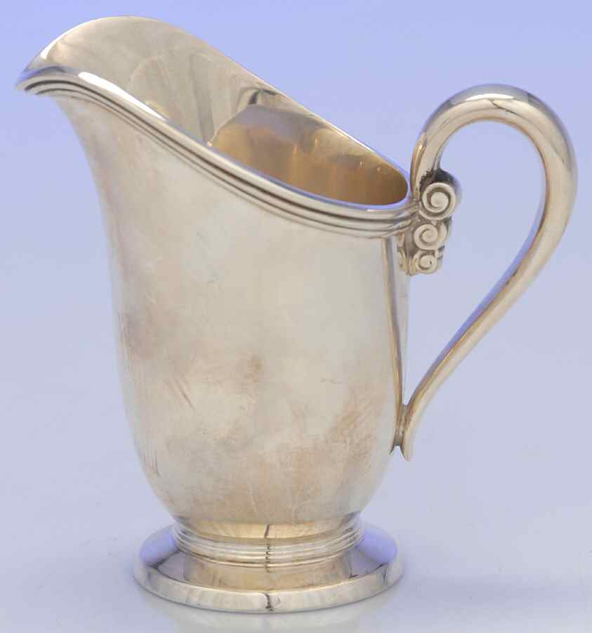 Northern Lights-1946-Plain (Sterling, Hollowware) Mini Creamer by International Silver-1