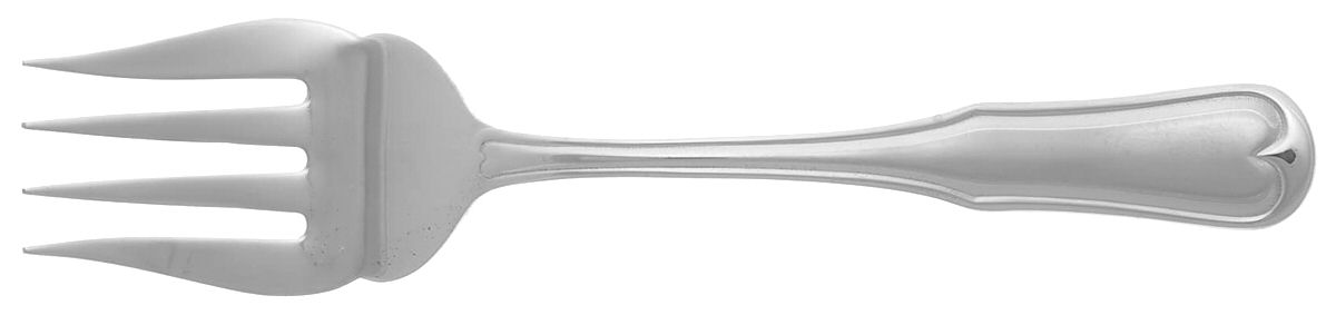 INS348 (STAINLESS) Medium Solid Cold Meat Serving Fork by International Silver-1