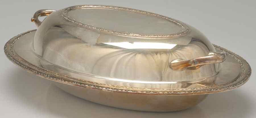 Exquisite (Silverplate, Hollowware) Double Vegetable Bowl by International Silver-1