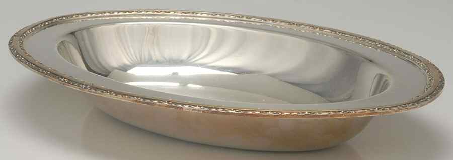 Exquisite (Silverplate, Hollowware) Double Vegetable Bowl-No Lid by International Silver-1