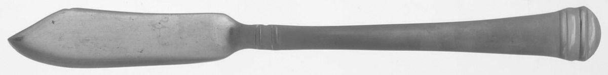 INS350 (Stainless, Frosted Front Only) Flat Handle Master Butter Knife by International Silver-1