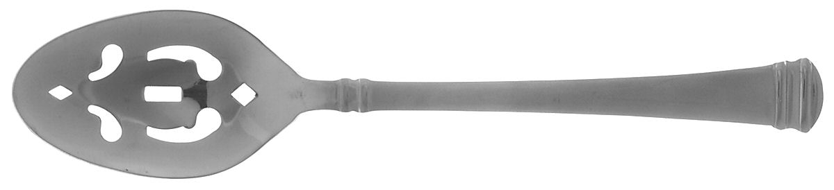 INS350 (Stainless, Frosted Front Only) Pierced Tablespoon (Serving Spoon) by International Silver-1
