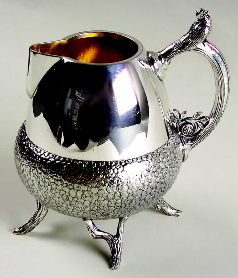 Charter Oak (Hollow, Twiggy Bottom) Creamer by International Silver-1