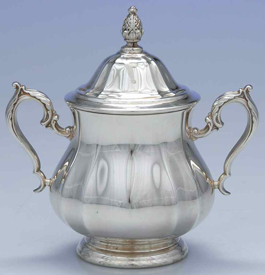 Centennial (Silverplate, Hollowware) Sugar Bowl & Lid by International Silver-1