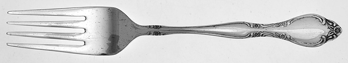 Imv3 (Silverplate) Individual Salad Fork by Imperial Silver-1