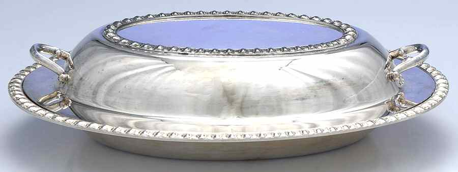 Fenwick (Silverplate, Hollowware) (2 Pc) 11" Oval Double Vegetable by International Silver-1