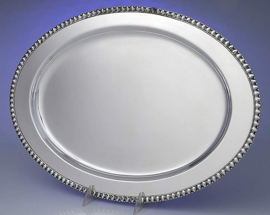 Fenwick (Silverplate, Hollowware) 18" Oval Tray by International Silver-1