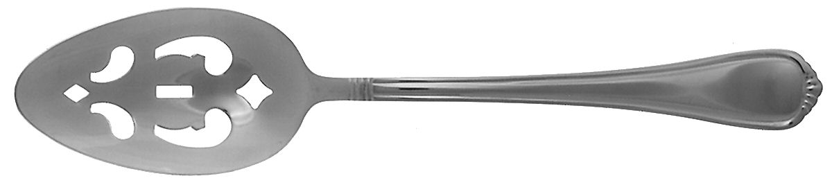 Nouveau (Stainless) Pierced Tablespoon (Serving Spoon) by International Silver-1