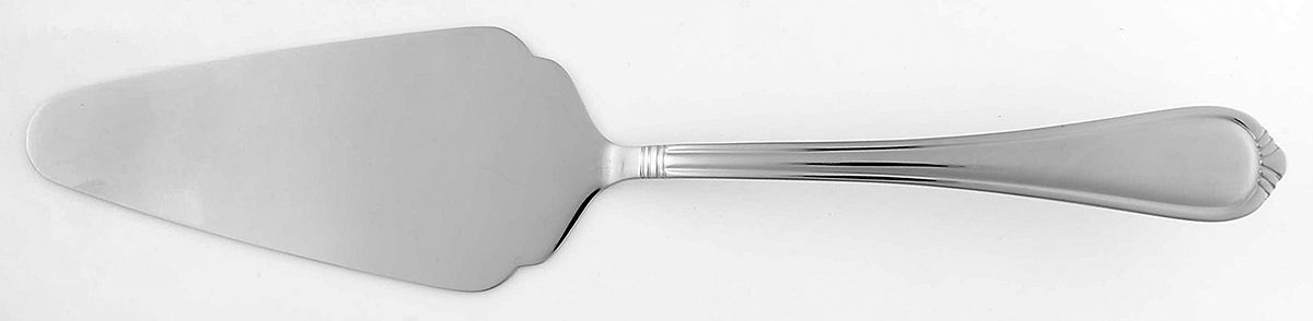 Nouveau (Stainless) Solid Pie Server by International Silver-1