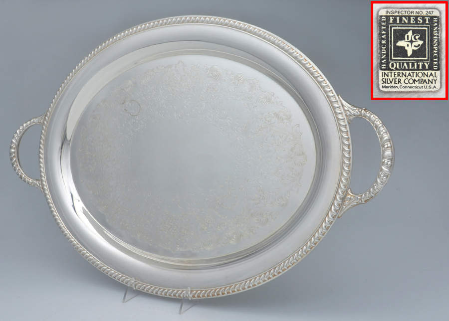 171 (Silverplate, Hollowware) 20" Waiter Tray by International Silver-1