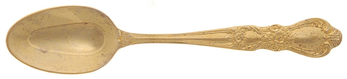 Golden Heritage (Gold Electroplate) Teaspoon by International Silver-1