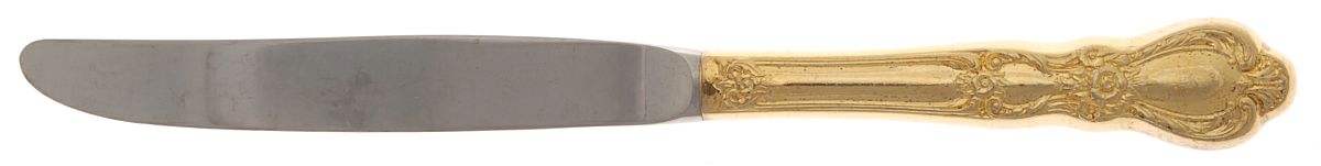 Golden Heritage (Gold Electroplate) Modern Hollow Knife by International Silver-1