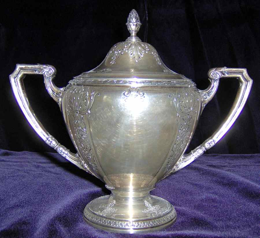 Charmont (Sterling, Hollowware) Sugar Bowl & Lid by International Silver-1