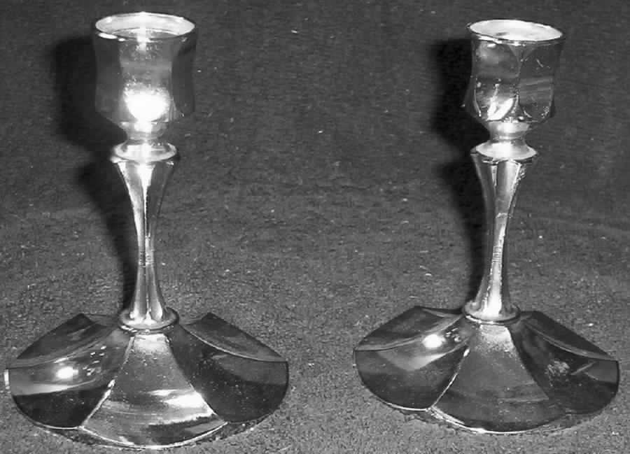 Irvinware Silverplate Hollowware Silverplate Candlestick by Irvinware-1