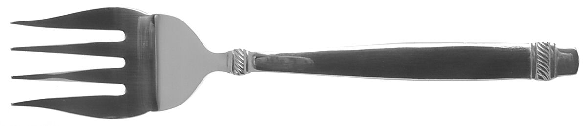 Vidal (Stainless) Medium Solid Cold Meat Serving Fork by International Silver-1