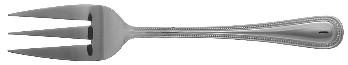 Pearl (Stainless) Medium Solid Cold Meat Serving Fork by International Silver-1