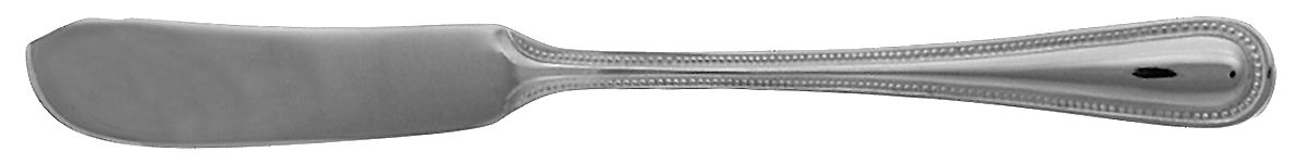 Pearl (Stainless) Flat Handle Master Butter Knife by International Silver-1