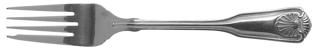 Fiddle Shell (Stainless) Individual Salad Fork by International Silver-1