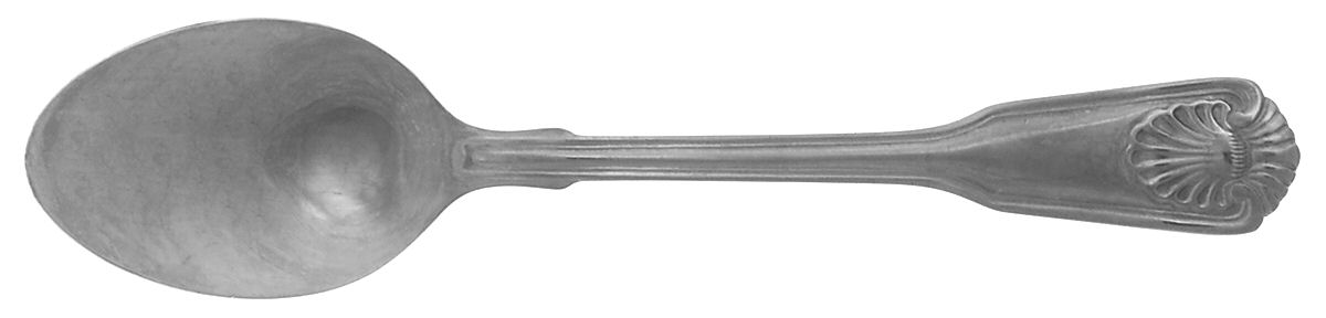 Fiddle Shell (Stainless) Teaspoon by International Silver-1
