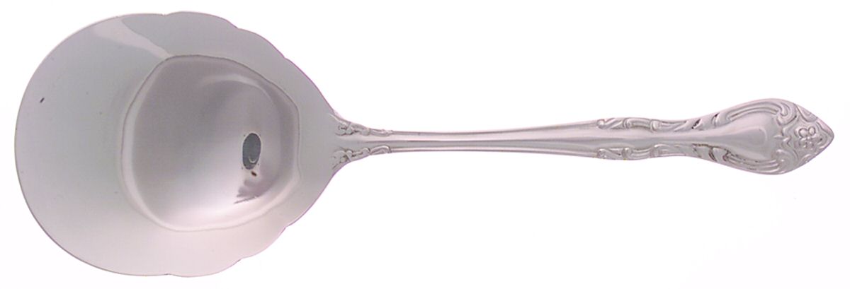 Queen's Fancy (Stainless, Glossy) Solid Shell Berry/Casserole Spoon by International Silver-1