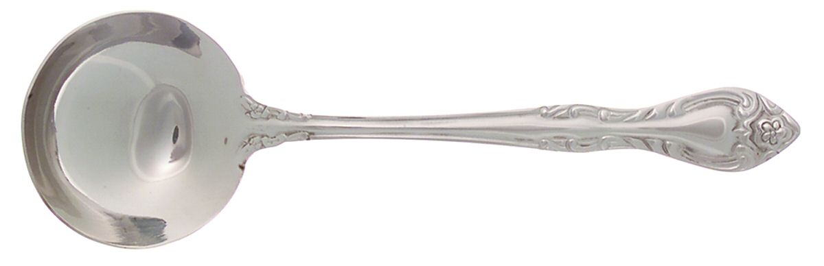 Queen's Fancy (Stainless, Glossy) Solid Gravy Ladle by International Silver-1