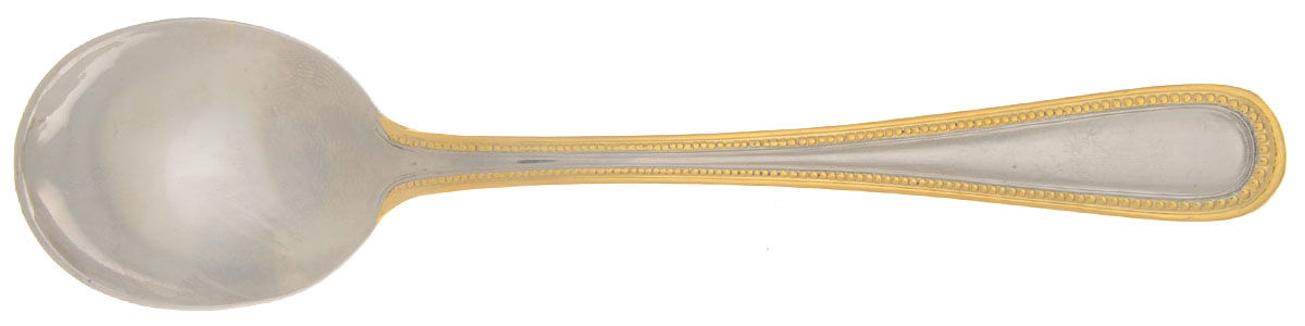 Pearl-Gold Accent (Stainless) Sugar Spoon by International Silver-1