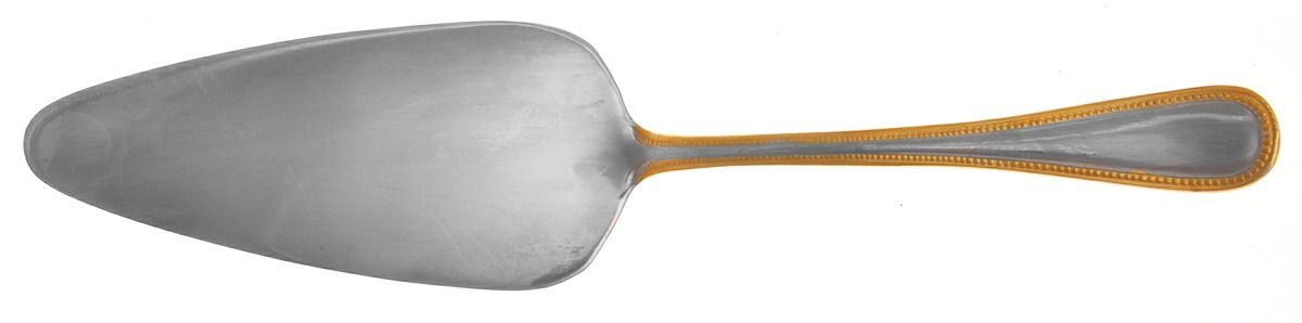 Pearl-Gold Accent (Stainless) All Stainless Pie Server by International Silver-1